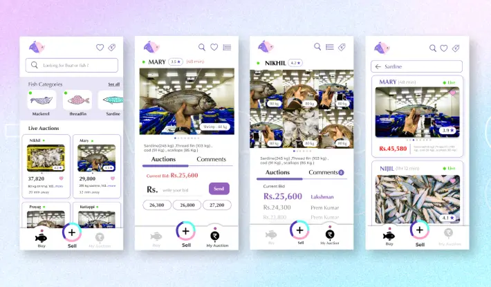 Sea-saW Fish Auction App