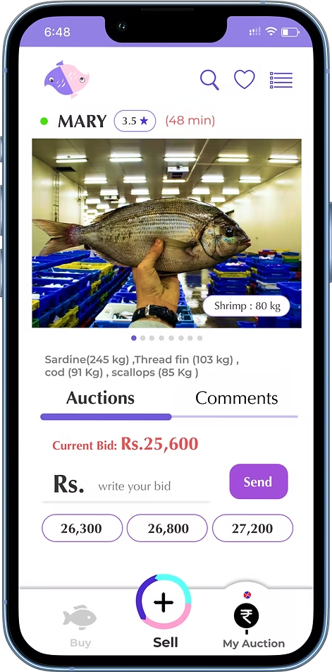 Sea-saW mobile screen