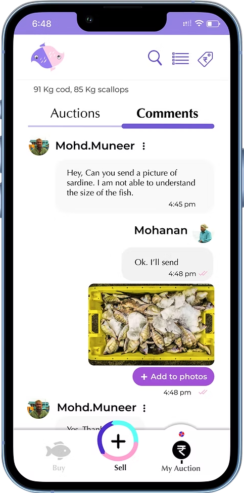 Sea-saW mobile screen